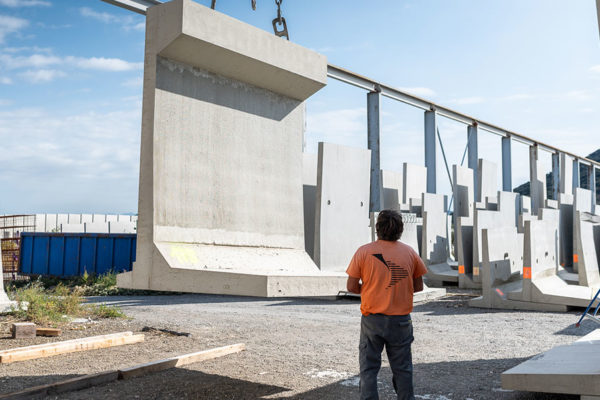 PBM Group Industrial Building Retaining wall