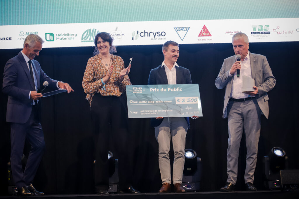 Stairs Design Awards 2025 - remise du trophée prix du public