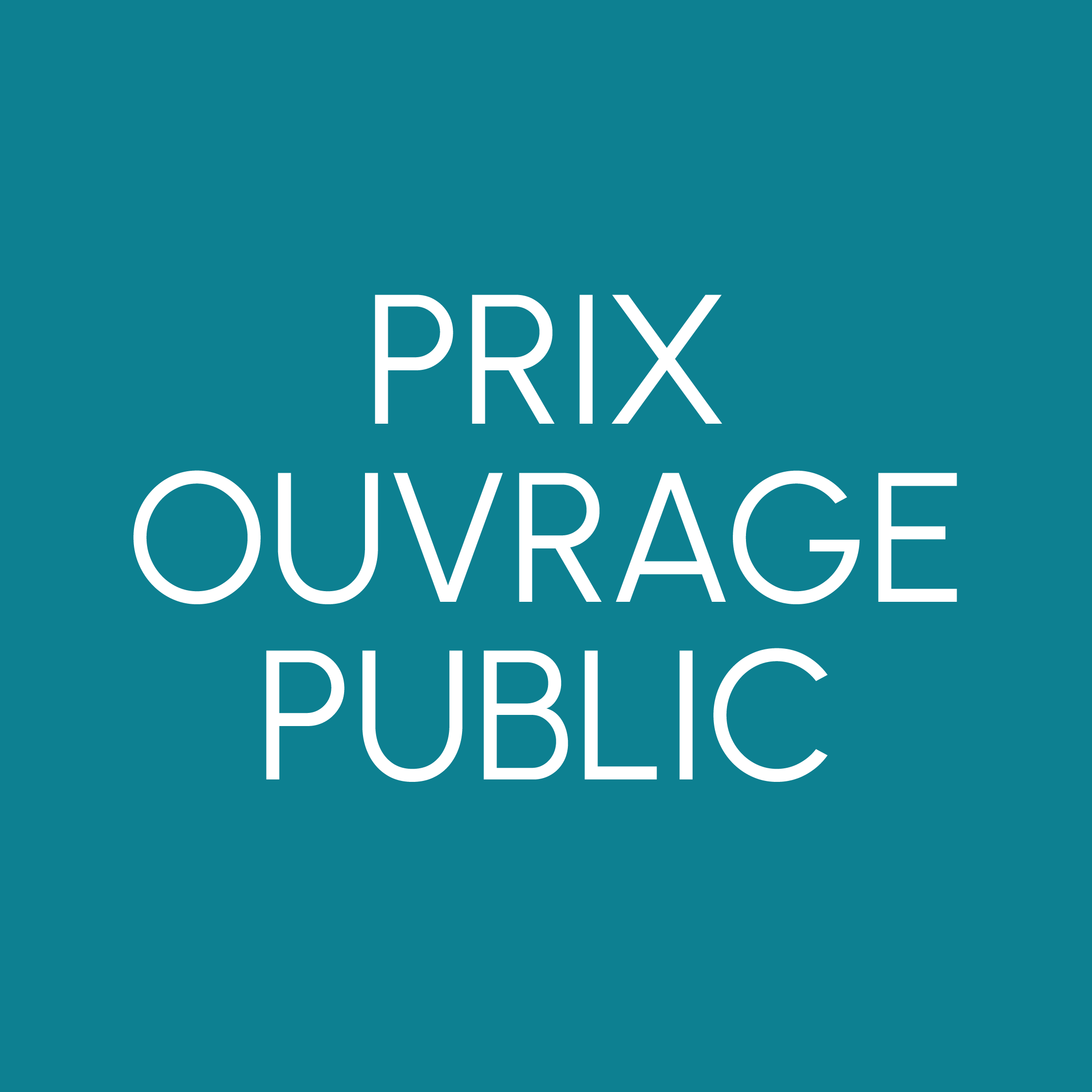 Prix catégorie ouvrage public