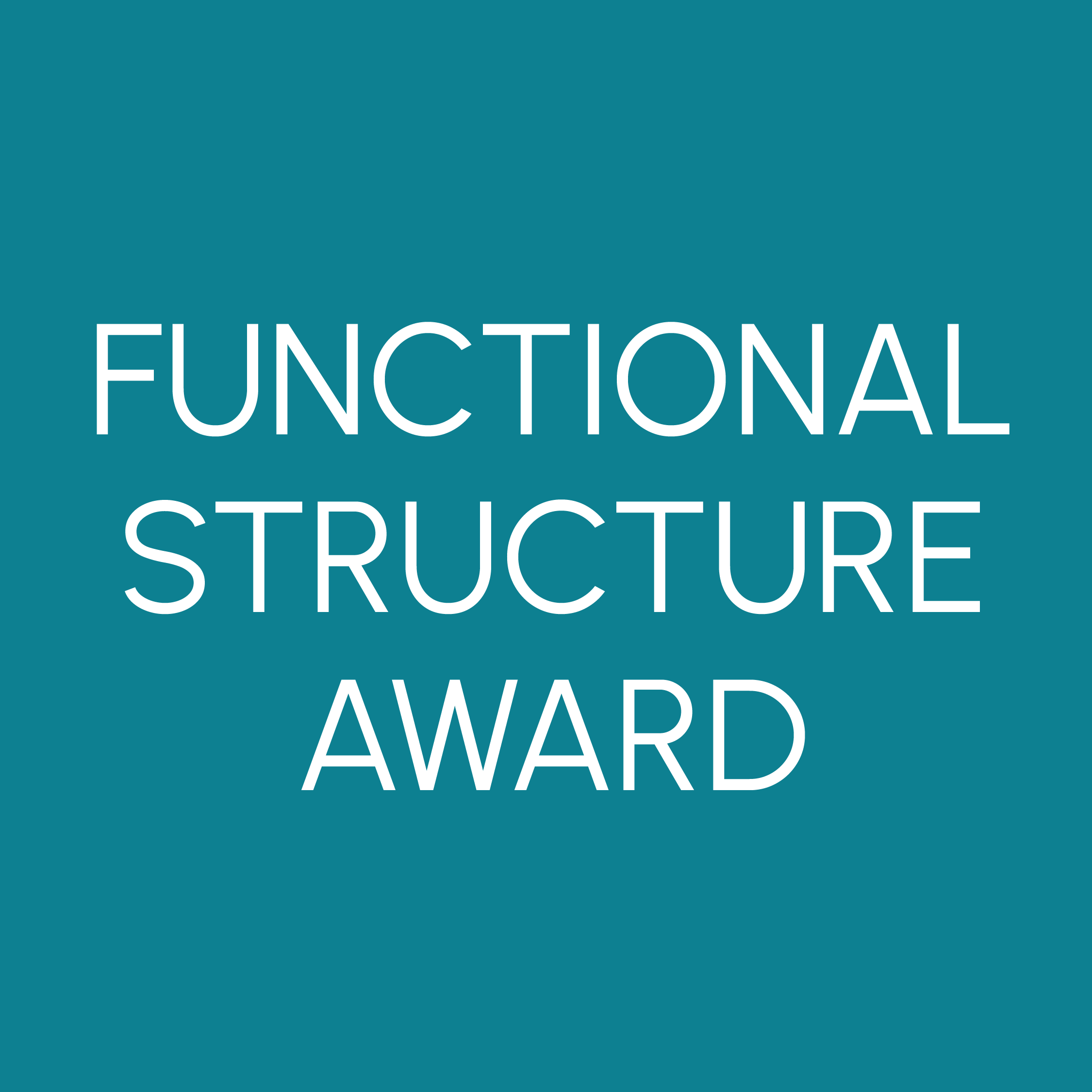 SDA functional structure award
