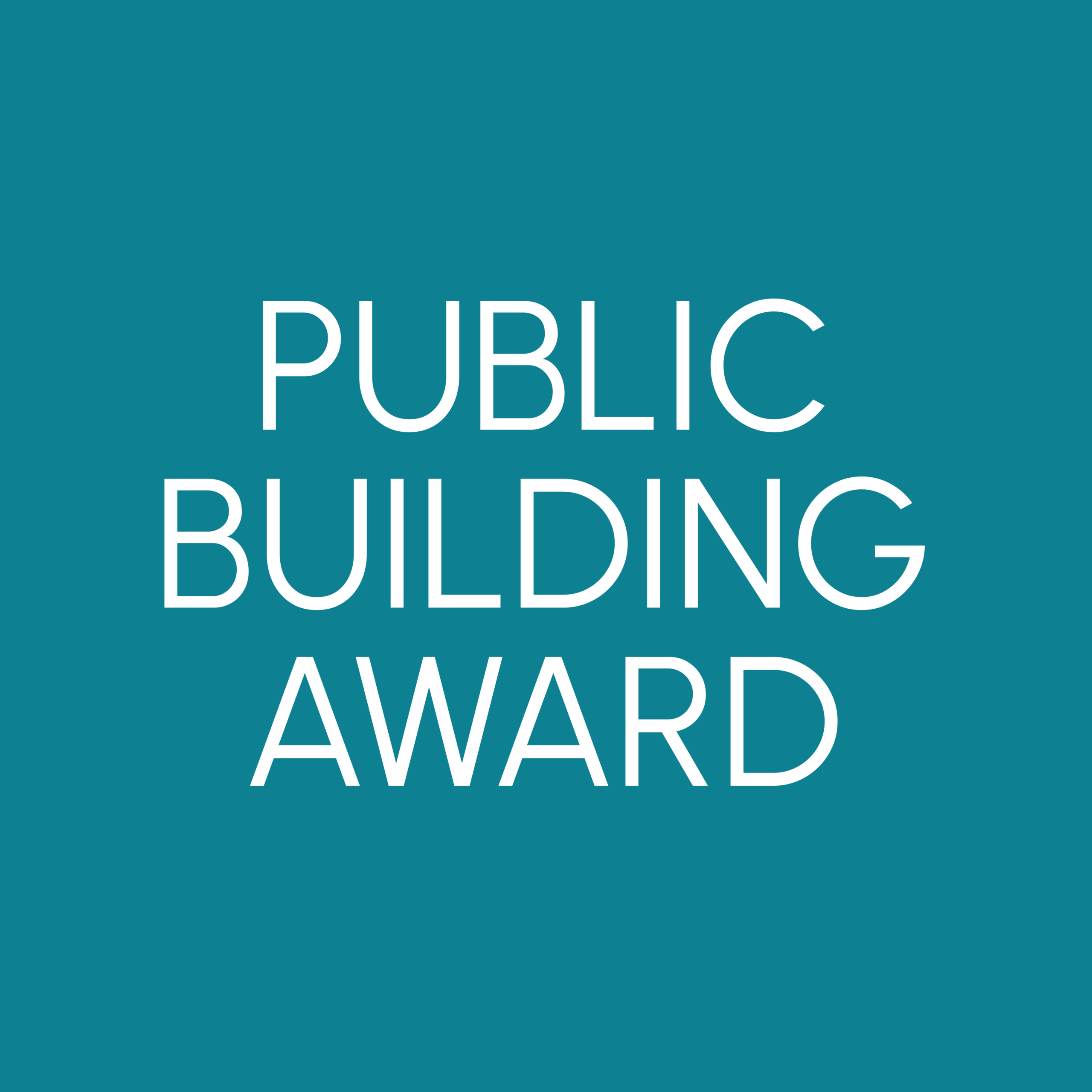 Public Building Award