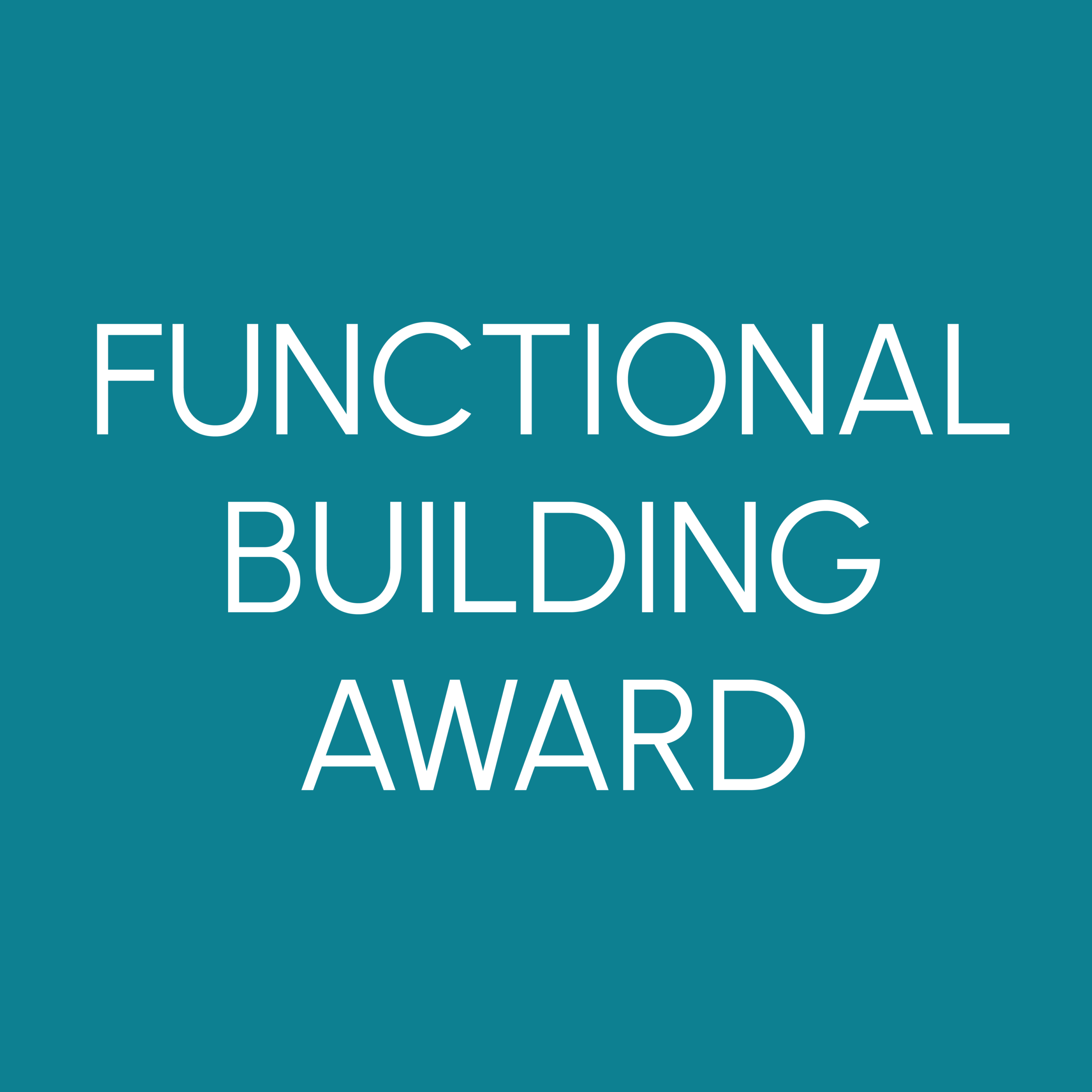 Functional Building Award
